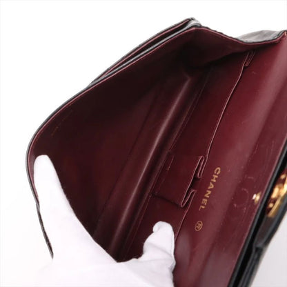 Chanel With Serial Seal Matelasse Lambskin Leather Double Flap 2WAY Chain