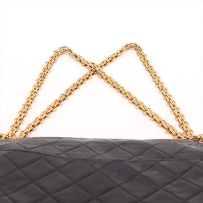 Chanel With Serial Seal Matelasse Lambskin Leather Double Flap 2WAY Chain