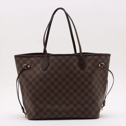Louis Vuitton Damier Neverfull MM N51105 Leather Tote Bag Shoulder Hand A4