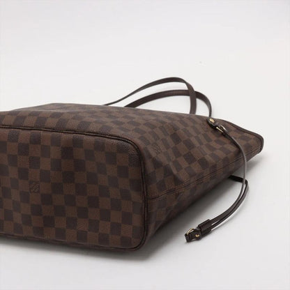 Louis Vuitton Damier Neverfull MM N51105 Leather Tote Bag Shoulder Hand A4