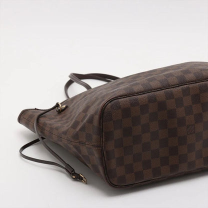 Louis Vuitton Damier Neverfull MM N51105 Leather Tote Bag Shoulder Hand A4