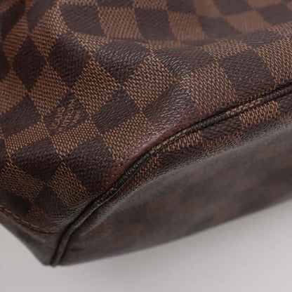 Louis Vuitton Damier Neverfull MM N51105 Leather Tote Bag Shoulder Hand A4