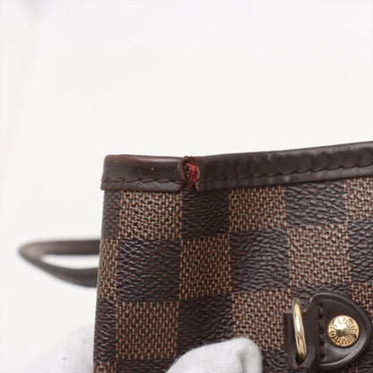 Louis Vuitton Damier Neverfull MM N51105 Leather Tote Bag Shoulder Hand A4