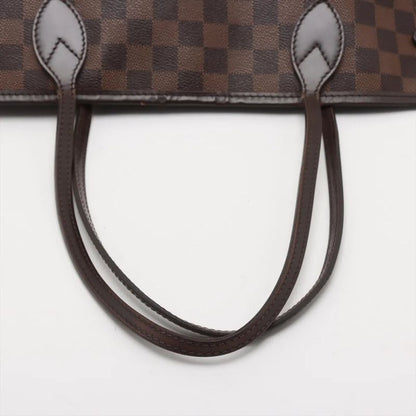 Louis Vuitton Damier Neverfull MM N51105 Leather Tote Bag Shoulder Hand A4