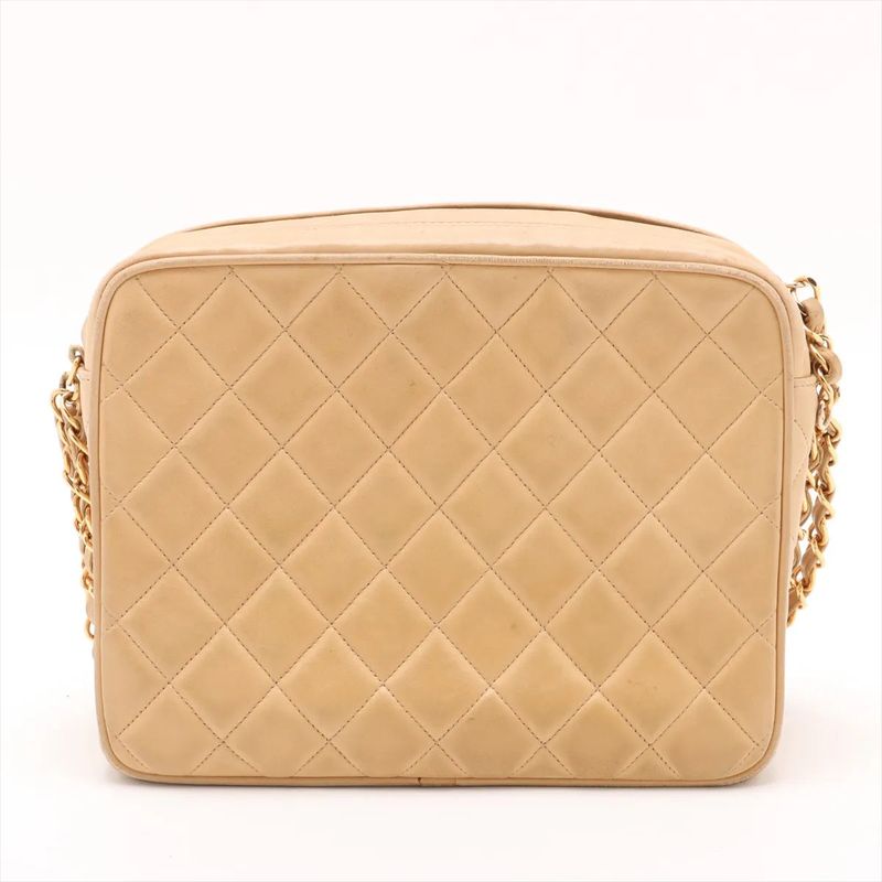 Chanel With Serial Seal Mini Matelasse Lambskin Leather Chain Shoulder Bag