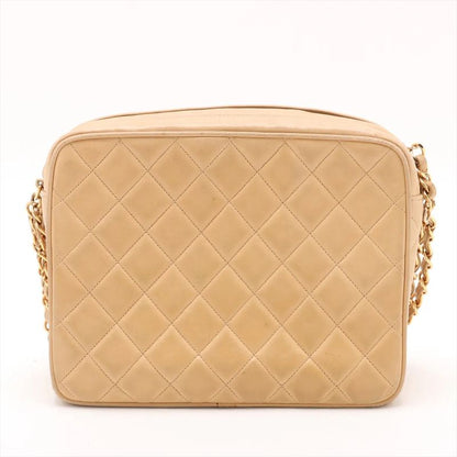 Chanel With Serial Seal Mini Matelasse Lambskin Leather Chain Shoulder Bag