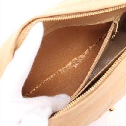 Chanel With Serial Seal Mini Matelasse Lambskin Leather Chain Shoulder Bag