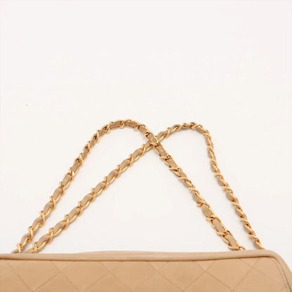 Chanel With Serial Seal Mini Matelasse Lambskin Leather Chain Shoulder Bag