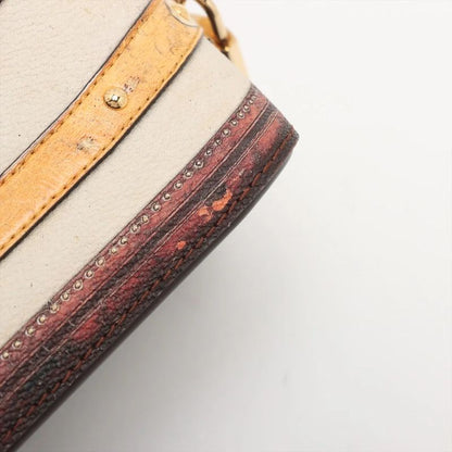 Louis Vuitton Alma BB Time Trunk M52552 Leather 2WAY Handbag Crossbody Shoulder