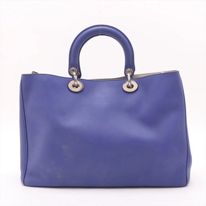 Christian Diorissimo Leather 2WAY Handbag Crossbody Tote Shoulder A4 Ladies MMM