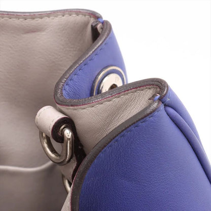 Christian Diorissimo Leather 2WAY Handbag Crossbody Tote Shoulder A4 Ladies MMM