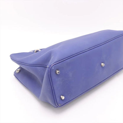 Christian Diorissimo Leather 2WAY Handbag Crossbody Tote Shoulder A4 Ladies MMM