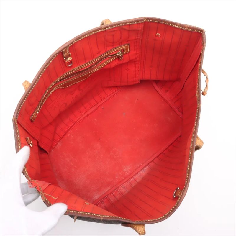 Louis Vuitton Monogram Neverfull MM M40156 Leather Tote Bag Shoulder Hand A4