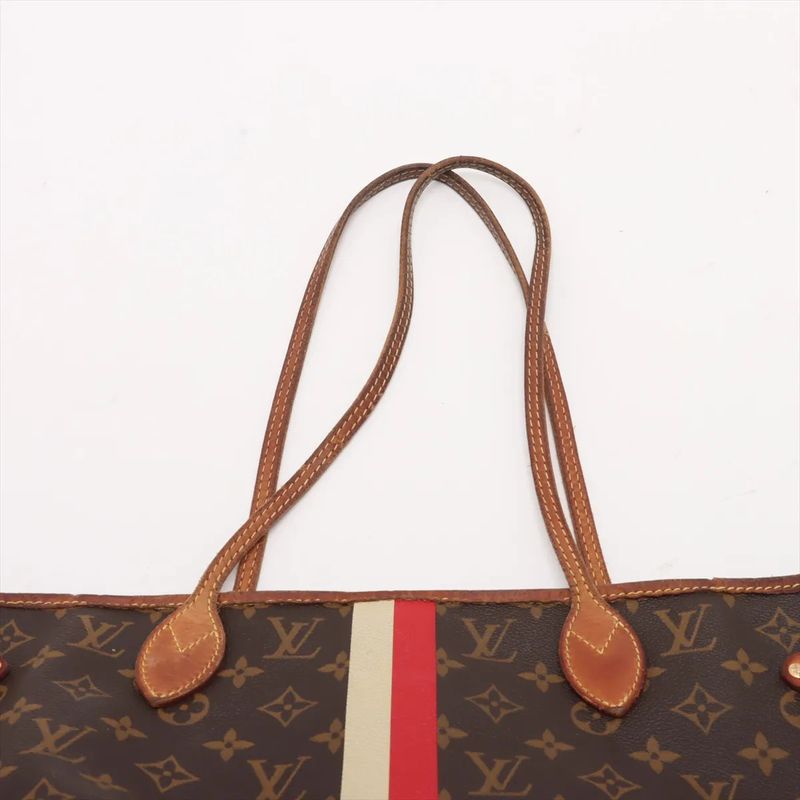 Louis Vuitton Monogram Neverfull MM M40156 Leather Tote Bag Shoulder Hand A4