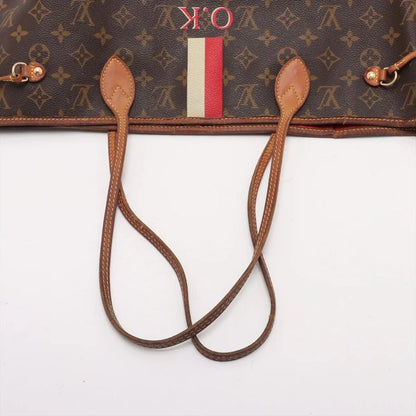 Louis Vuitton Monogram Neverfull MM M40156 Leather Tote Bag Shoulder Hand A4