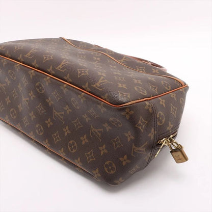 Louis Vuitton Monogram Deauville M47270 Leather Handbag Tote Genuine Leather A4