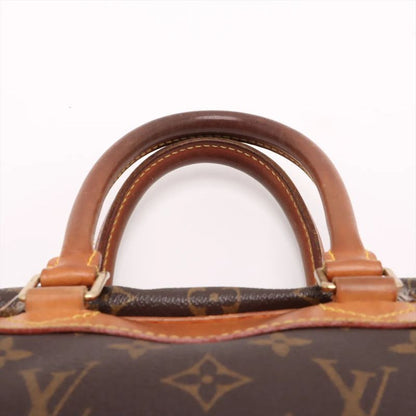 Louis Vuitton Monogram Deauville M47270 Leather Handbag Tote Genuine Leather A4