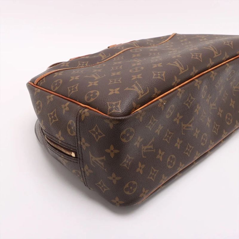 Louis Vuitton Monogram Deauville M47270 Leather Handbag Tote Genuine Leather A4