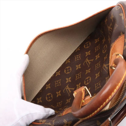Louis Vuitton Monogram Deauville M47270 Leather Handbag Tote Genuine Leather A4