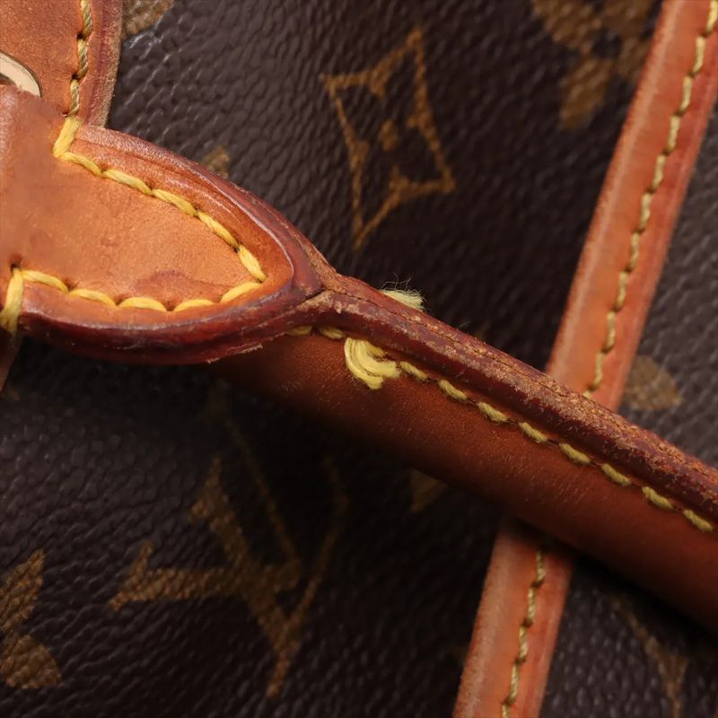 Louis Vuitton Monogram Deauville M47270 Leather Handbag Tote Genuine Leather A4