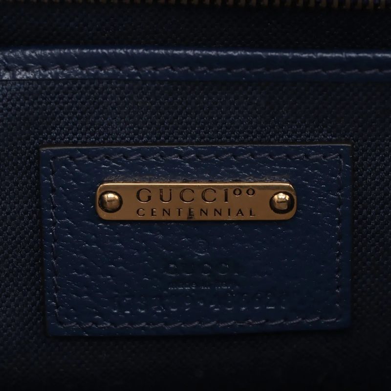 Unused Gucci Bamboo 1947 GG Logo 678489 Leather 2WAY Handbag Crossbody Shoulder