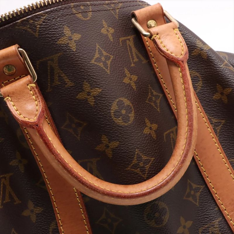 Louis Vuitton Monogram Keepall Bandoliere 50 M41416 Leather Boston Bag Business