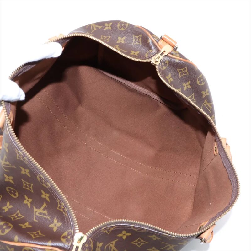 Louis Vuitton Monogram Keepall Bandoliere 50 M41416 Leather Boston Bag Business