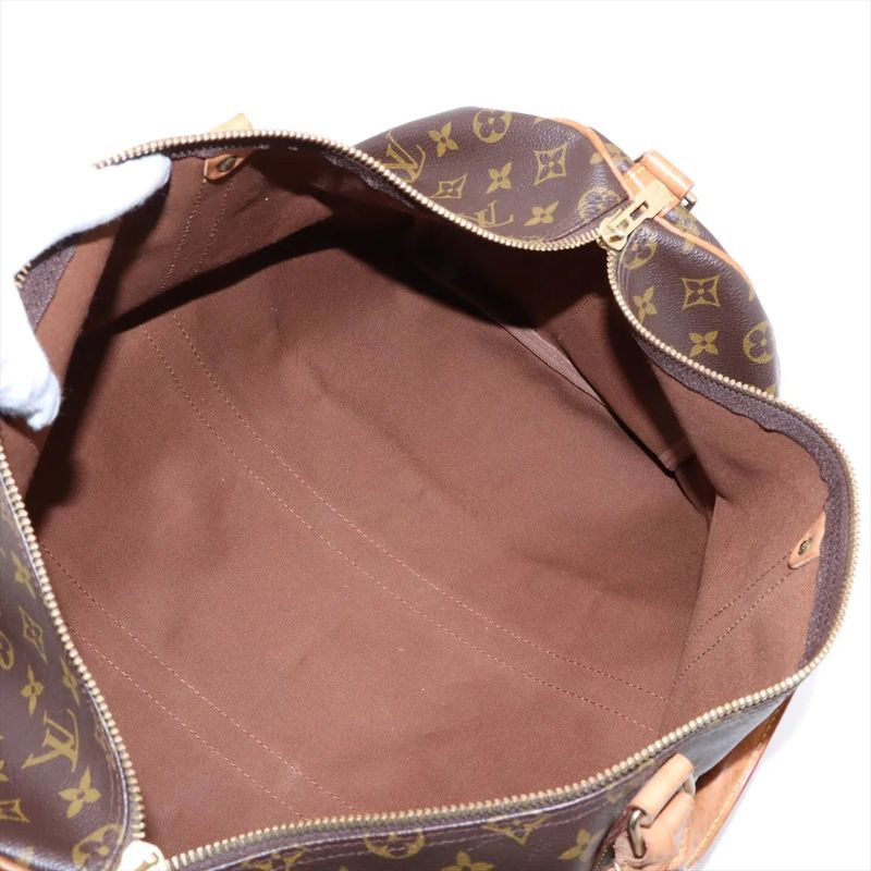 Louis Vuitton Monogram Keepall Bandoliere 50 M41416 Leather Boston Bag Business