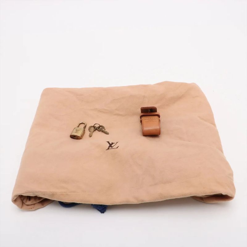 Louis Vuitton Monogram Keepall Bandoliere 50 M41416 Leather Boston Bag Business