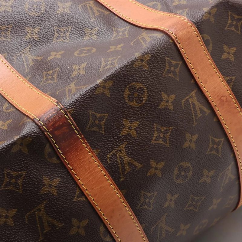 Louis Vuitton Monogram Keepall Bandoliere 50 M41416 Leather Boston Bag Business