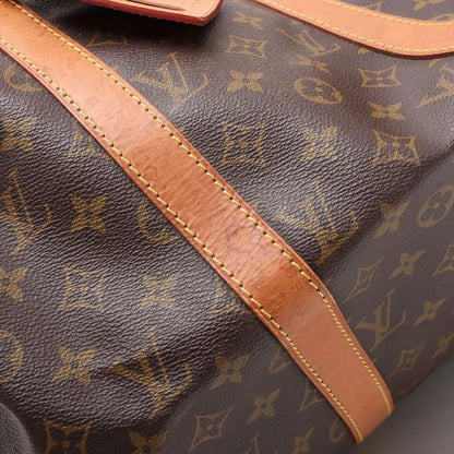Louis Vuitton Monogram Keepall Bandoliere 50 M41416 Leather Boston Bag Business