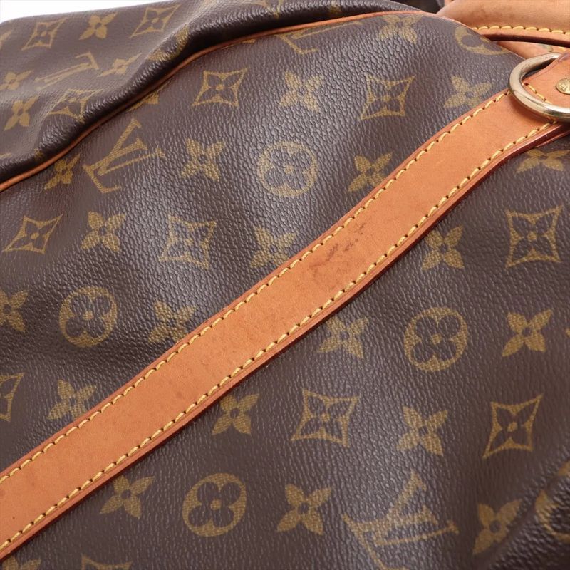Louis Vuitton Monogram Keepall Bandoliere 50 M41416 Leather Boston Bag Business