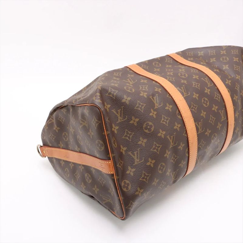 Louis Vuitton Monogram Keepall Bandoliere 50 M41416 Leather Boston Bag Business