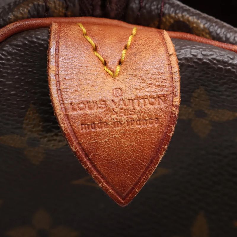 Louis Vuitton Monogram Keepall 45 M41428 Leather Boston Bag Business Travel