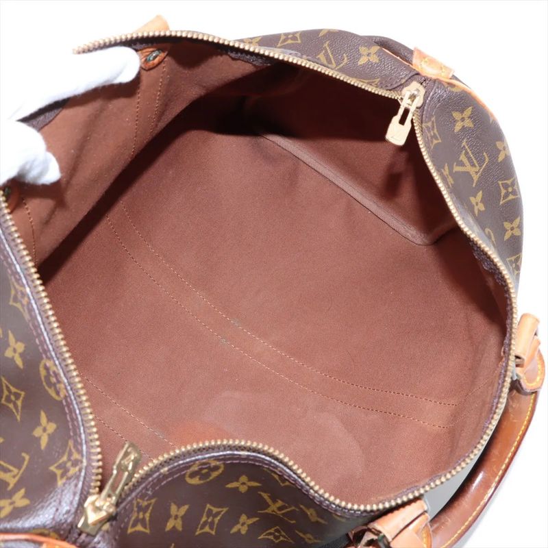Louis Vuitton Monogram Keepall 45 M41428 Leather Boston Bag Business Travel