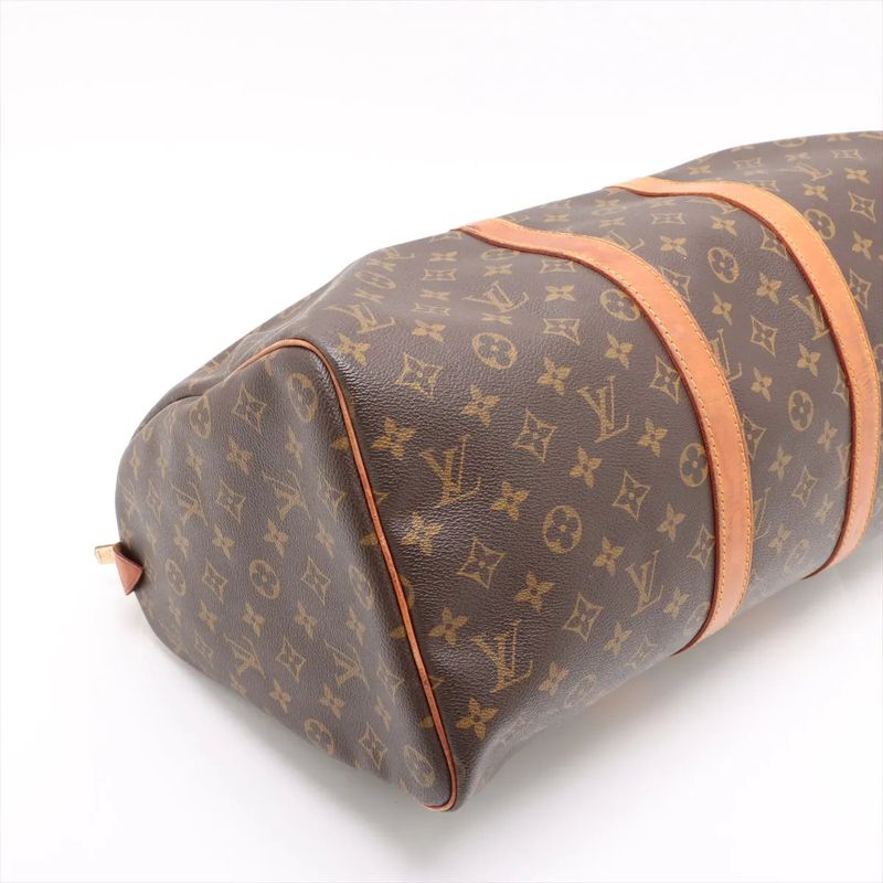 Louis Vuitton Monogram Keepall 45 M41428 Leather Boston Bag Business Travel