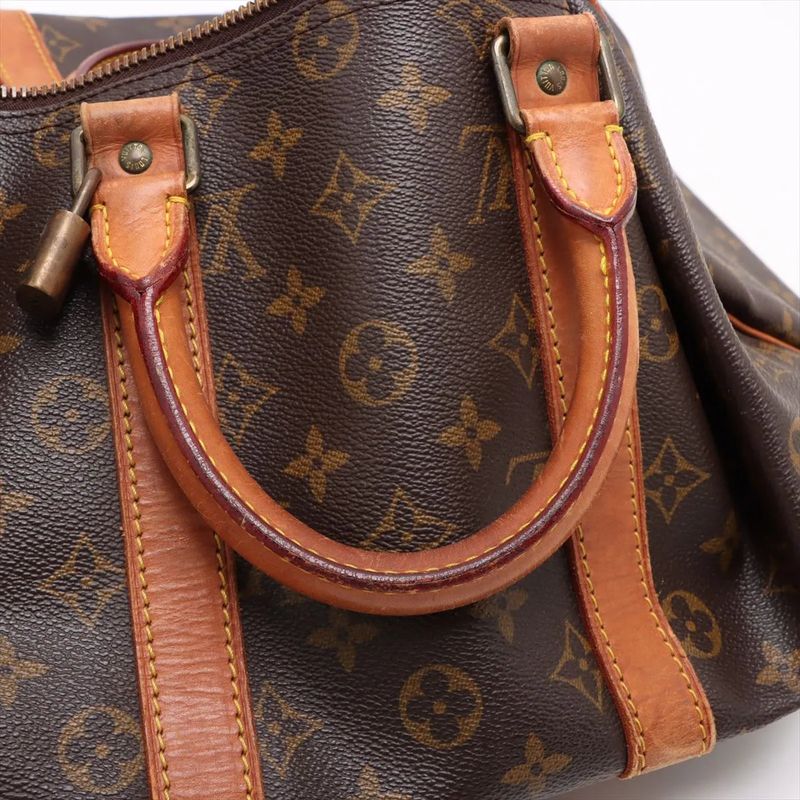 Louis Vuitton Monogram Keepall 45 M41428 Leather Boston Bag Business Travel
