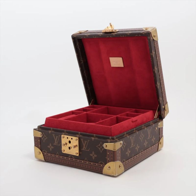 Louis Vuitton Monogram Coffret Jewelry Case With RFID M13513 Personalized MMM