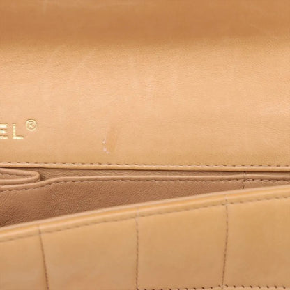 Chanel With Serial Seal Choco Bar Lambskin Leather Chain Shoulder Bag Shoulder