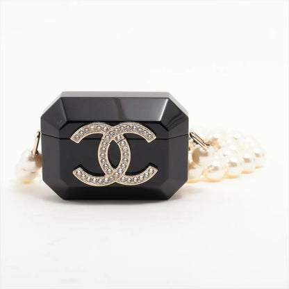 Chanel B21A Earphone Case Airpods Pro Faux Pearl Coco Mark Women's MMM Dc53-10