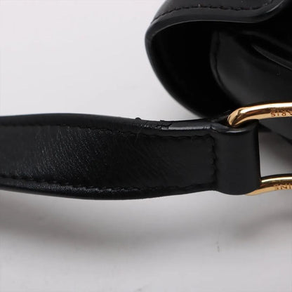Celine Buzas Ses 16 Medium Leather Shoulder Bag Crossbody Hand Black Women's