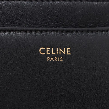 Celine Buzas Ses 16 Medium Leather Shoulder Bag Crossbody Hand Black Women's