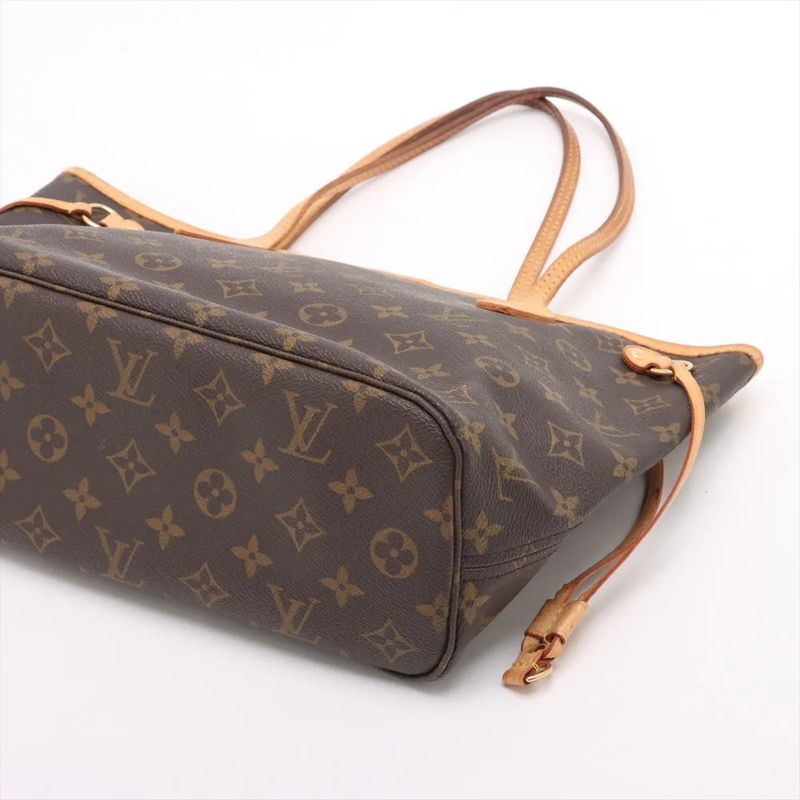 Louis Vuitton Monogram Neverfull PM M40155 Leather Tote Bag Shoulder Hand