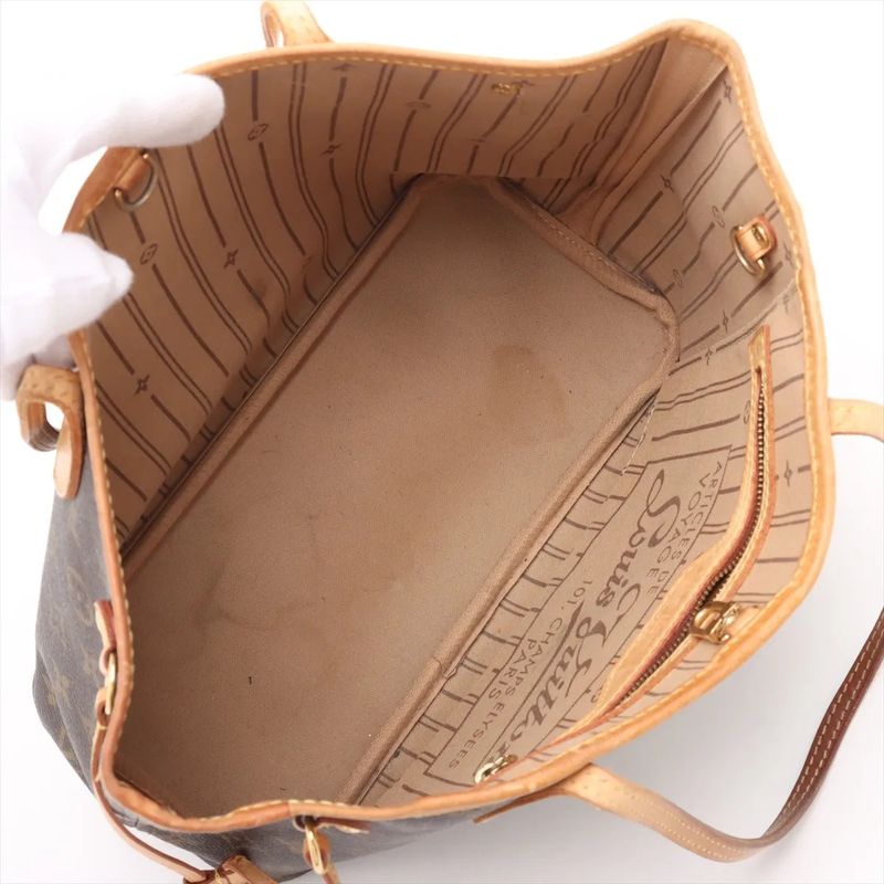 Louis Vuitton Monogram Neverfull PM M40155 Leather Tote Bag Shoulder Hand