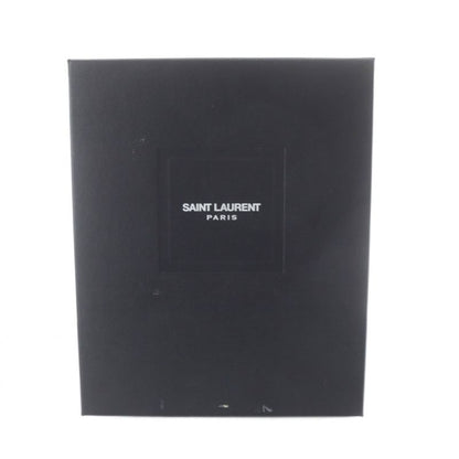 Saint Laurent Paris YSL Line Chain Wallet Shoulder Bag Leather Red 377829