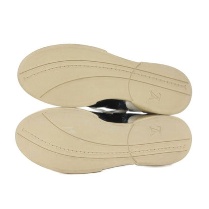 Louis Vuitton Monogram Sneakers Shoes Low Cut Denim 5.5 Indigo Blue Ba1106 JS -