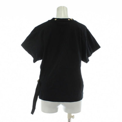 Louis Vuitton T-shirt Cut And Sewn Short Sleeves Crew Neck Side Straps Gold