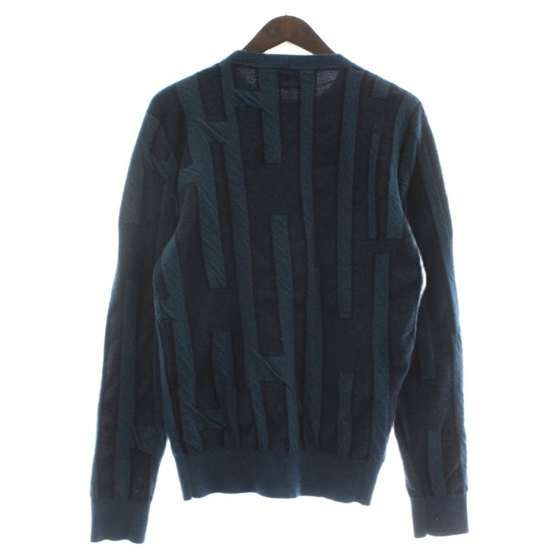 Hermes Made In Italy Knitted Sweater 100% Cashmere Long Sleeves Crew Neck H
