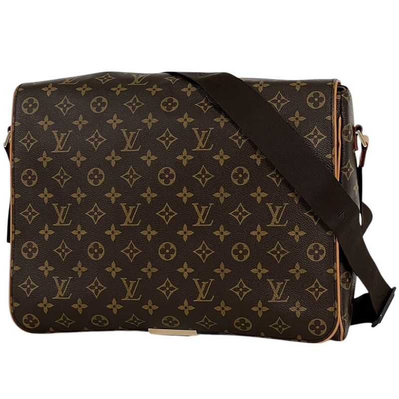 Louis Vuitton Abbess Messenger Bag Crossbody Shoulder Bag Monogram Brown M45257