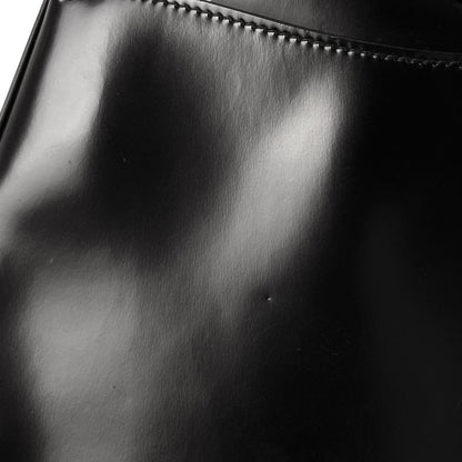 Prada Cles O Shoulder Bag Crossbody Logo Plate Shoulder Bag Leather Nero